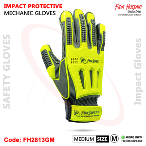 Nouveaux gants de travail anti-impact TPR résistants aux coupures en cuir gants de sécurité utilisation quotidienne en extérieur fabriqués au Pakistan - Product Image 3