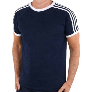 Jersey de poliéster 100% de alta calidad, logotipo personalizable, camiseta de entrenamiento físico de media manga, Camiseta deportiva transpirable de talla grande - Product Image 3