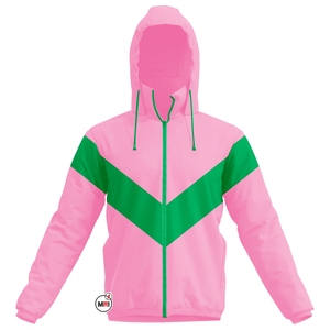 2023 personnalisé High Street Style vert rose coupe-vent veste tout neuf pour hommes et femmes pour l'hiver - Product Image 5