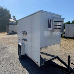 รถเทรลเลอร์รถบรรทุกอาหารจานด่วนแบบแอร์สตรีมอุปกรณ์ในครัวแบบเต็มรูปแบบสำหรับบาร์เบียร์กาแฟในร้านอาหาร - Product Image 3