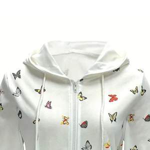 Venta al por mayor de otoño e invierno de color sólido logotipo personalizado mujeres sudaderas con capucha ropa deportiva poliéster algodón Fitness mujeres sudaderas con capucha - Product Image 5