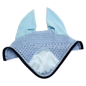 Noise Reducing Horse Riding Ear <b>Bonnet</b> With Comfortable Fit And Durable Crochet Construction - Product Image 1