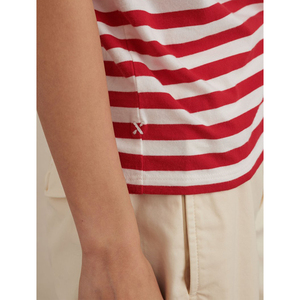 Women's High Quality Red & <b>White</b> Embroidery Printed <b>Shirt</b> Casual Short Length Wholesale - Product Image 4