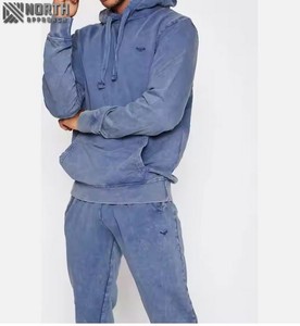 Meilleure Vente Survêtement Décontracté Homme 100% Coton Teint Uni Respirant à Capuche Hiver – Nouvelle Collection Style Décontracté pour Adultes Sport - Product Image 3