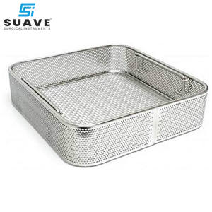 Surgical Tray <b>Sterilization</b> Tray Stainless Steel Mesh Frame Basket Use for Surgical Instruments by SUAVE SURGICAL INSTRUMENTS - Product Image 2