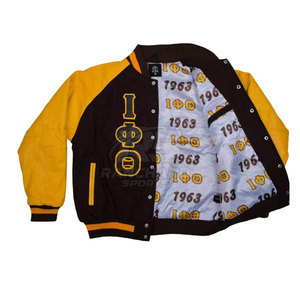 Veste de Sororité pour Hommes Personnalisée Symboles Grecs Veste de Sororité Classique pour Hommes - Product Image 3
