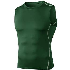 Nueva colección sin mangas Hombre ropa de compresión deporte Top hombre Activewear gimnasio Fitness camiseta - Product Image 6