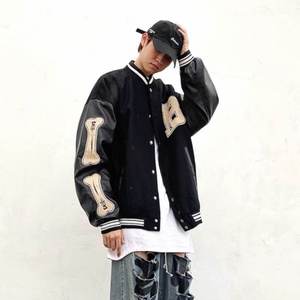 2026 <b>Varsity</b> <b>Jacket</b> Custom Printing Long Sleeve Men's Baseball <b>Jacket</b> Men <b>Plain</b> Blank <b>Varsity</b> Letterman <b>Jackets</b> - Product Image 3