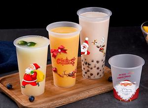 Vasos de Plástico PP de Pared Simple de 12oz/16oz/24oz con Impresión de Logotipo Personalizado y Tapas de 90mm de Diámetro - Product Image 3