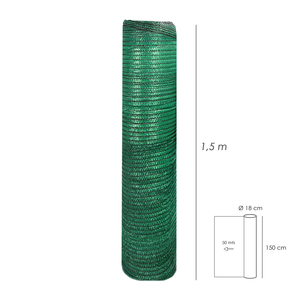 Light Green Shade Netting 1.5 meters Roll 50 Meters - Product Image 2