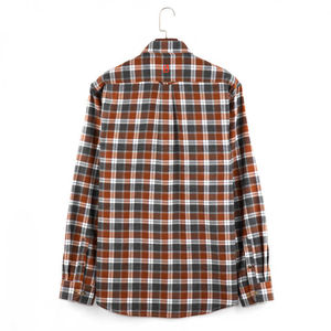 Camisas de Franela a Cuadros Verdes y Azules Populares para Hombre, Transpirables, al por Mayor 2026, Ropa Casual, Marca Personalizada, Corte Regular - Product Image 2