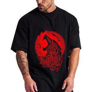 <b>Plain</b> Solid <b>Colour</b> Plus Size T-shirt Round Neck Men Breathable Plus Size T Shirts Professional Manufacturer Made - Product Image 2