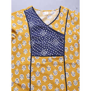 Peignoir pour femme 100% Coton Tissé à Manches Courtes, Imprimé, avec Poche Latérale, Fermeture à Taille Élastique, Doux, Durable, Vêtement d'Intérieur - Product Image 4