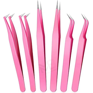 แหนบต่อขนตาแบบใหม่ ขนตาสแตนเลส ใช้สำหรับตกแต่งคิ้ว แหนบสำหรับต่อขนตาแบบวอลุ่ม สีเงิน แพ็คเกจเป็นมิตรกับสิ่งแวดล้อม พร้อมโลโก้ - Product Image 3