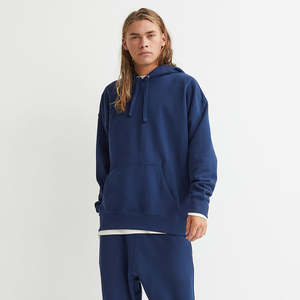 Sweat à capuche zippé de haute qualité, sweat à capuche streetwear uni pour hommes, personnalisé, 500GSM, sweat à capuche en molleton français pour hommes - Product Image 2