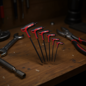 Juego de 6 llaves angulares con mango para tornillos Torx, juego de destornilladores Usag - Product Image 3