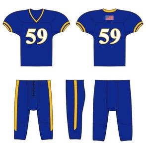 Uniforme de Fútbol Americano Transpirable, Tallas Grandes, Impresión de Logotipo Personalizada, Alta Calidad, Ligero, 100% Poliéster, Diferentes Modelos - Product Image 5