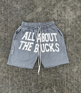 Custom Men's Summer Casual Jogger Sweat Shorts Baggy Waterproof Breathable <b>Canvas</b> 100% Nylon - Product Image 2