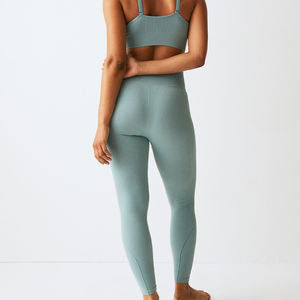 Leggings Deportivos de Cintura Alta, Sólidos, con Estampado Personalizado del Fabricante, Elásticos en Cuatro Direcciones, de Secado Rápido, con Estampado por Transferencia de Calor - Product Image 5