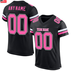 Maillot de football américain avec logo personnalisé de haute qualité Nouveau design avec manches courtes respirantes Prix raisonnable - Product Image 1