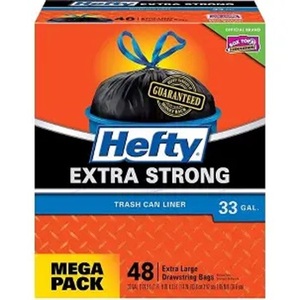 ถุงขยะอเนกประสงค์ขนาดใหญ่ Hefty Easy Flaps ไม่มีกลิ่น 30 แกลลอน 40 ใบ - Product Image 1