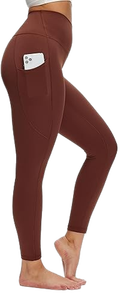 High Waisted Leggings with Pockets for Women - Buttery Soft Stretch Yoga <b>Pants</b> Squat Proof Casual Workout Leggings - Product Image 2