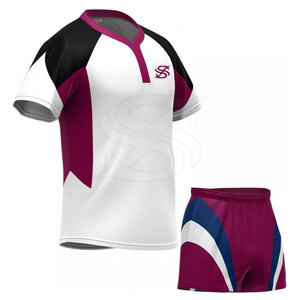 Uniforme de Rugby de Alto Rendimiento con Tela Elástica de Secado Rápido 100% Poliéster, Perfecto para Entrenamiento - Product Image 1