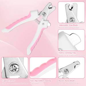 Coupe-ongles professionnels pour animaux de compagnie 5 pièces coupe-ongles pour chien coupe-ongles pour chat garde de sécurité pour petits moyens grands chiens chats toilettage - Product Image 3