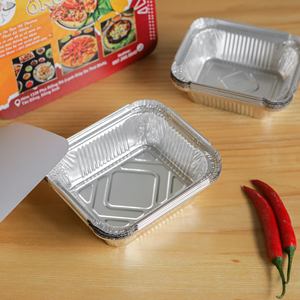 Viet Nam Vente en gros de papier d'aluminium jetable épaissi en argent Conteneurs d'emballage alimentaire à emporter 600ml - Product Image 6