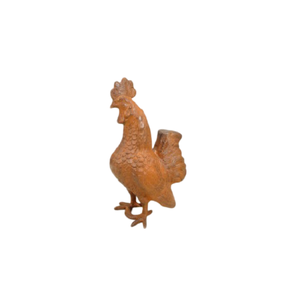 Adornos de jardín de pájaros de gallina de Metal de Color marrón para adornos de pájaros decorativos de jardín al aire libre - Product Image 4