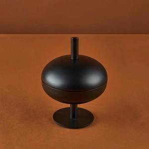 Usine promotionnelle beau Ramadan luxueux en argent fini Pot de conception moderne pour les dates bol de service - Product Image 5