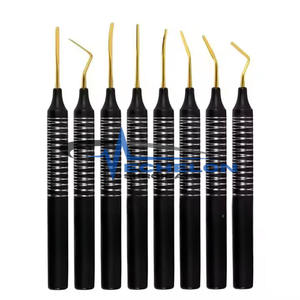 Ensemble d'instruments dentaires chirurgicaux Perioteuse manuelle flexible avec pointe en titane pour extraction radiculaire non traumatique - Product Image 6