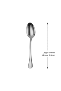 Cuillère à café en acier inoxydable 18/0 Mr.Spoon 150 mm |   Multifonctionnel et durable pour les desserts, le café et le lait |   Utilisation dans les restaurants et hôtels - Product Image 4