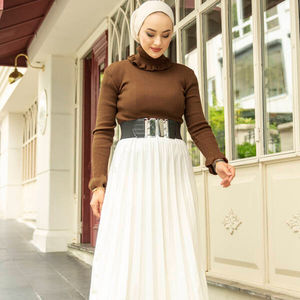 New Season Women's Winter Islamic <b>Clothing</b> Modest Dresses Ethnic High Quality <b>Turkish</b> Abaya Jacket Tunic Knitwear Cardigan Hijab - Product Image 1