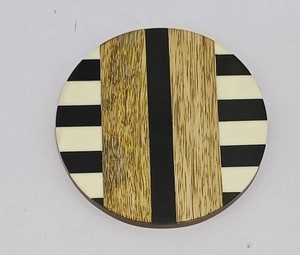Classic Style Custom Logo Size Natural Cup Mat Eco-Friendly Wooden <b>Coasters</b> <b>for</b> <b>Drinks</b> Coffee Tea Kitchen Accessory - Product Image 3