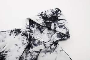 Suéter personalizable para hombre, Tie Dye Sudadera con capucha, ropa de calle de algodón y poliéster, sudaderas Tye Dye a la moda para invierno, estilo callejero - Product Image 3