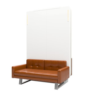 <b>Modern</b> Wooden Convertible <b>Sofa</b> <b>Bed</b> with Reclining & Extendable Design Portable & Inflatable for Home Furniture & Dining Use - Product Image 2
