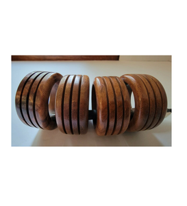 Anneaux de serviette 6pcs restaurants de couleur bois naturel utilisent pour une taille personnalisée à la main pour au mieux l'emballage des articles de fête - Product Image 5