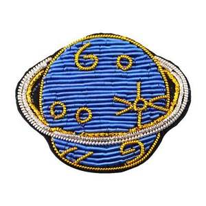 Broches en fil de lingot de tissu brodé de la meilleure qualité couleur personnalisée taille personnalisée Service OEM vente en gros bas prix mode - Product Image 2