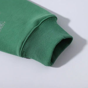 Vêtements d'extérieur Sweats à capuche strass pour hommes Haute qualité Anti-rides 100% coton polaire Léger à la mode Bon marché - Product Image 3