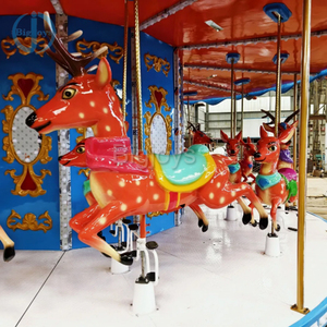 Parc d'attractions Manège Manège Manège Thème de Noël Carrousel Merry Go Round Horse Carrousel <span class=keywords><strong>pour</strong></span> enfants - Product Image 6