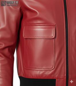 Veste en cuir véritable Nouvelle mode Printemps Automne Vestes en cuir de mouton 2025 Veste en cuir pour femmes Veste en cuir personnalisée - Product Image 3