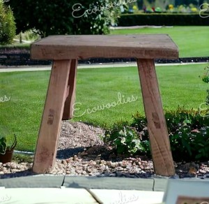 Precio al por mayor Taburete escalonado de madera Taburete de madera maciza Mesitas de noche Consola con incrustaciones de hueso - Product Image 6