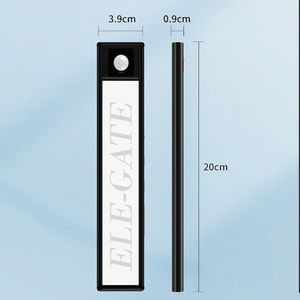 <b>LED</b> Night <b>Light</b> <b>Motion</b> <b>Sensor</b> Control Warm White Rectangle ABS Material Battery Powered for Bedroom Use - Product Image 4
