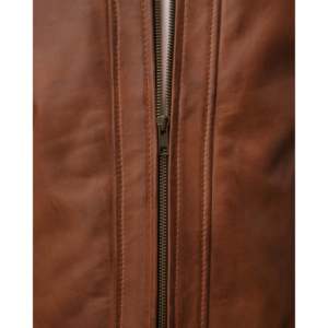 Ionic Brown Leather Motorcycle & Auto <b>Racing</b> <b>Jacket</b> (Sf001) - Product Image 5