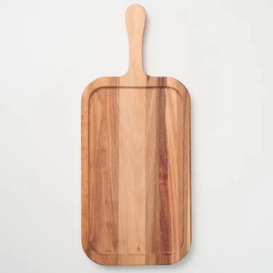 Planche à découper rectangulaire en bois de manguier de conception haut de gamme, blocs de découpe durables, lavables au lave-vaisselle, pour usage domestique et en restaurant, personnalisables - Product Image 2