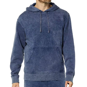 Sweat à capuche personnalisé de qualité supérieure pour homme, séchage rapide, fermeture éclair respirante, tissu français de haute qualité, motif 3D OEM - Product Image 5