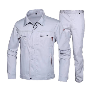Costume de travail de soudage d'usine industrielle avec logo personnalisé OEM uniforme de travailleur de mécanicien uniformes de travailleur pour adultes vêtements de travail - Product Image 6