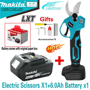 Sécateur sans fil <span class=keywords><strong>Makita</strong></span> DUP180 18V LXT, capacité de coupe de 30 mm, poids léger de 0,68 kg, 8000 coupes par charge - Product Image 2