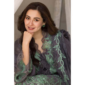 Conjunto de Traje de Lino Bordado de Lujo para Mujer Sobia Nazir, Diseño 2025, 3B-TC-1538 - Product Image 3